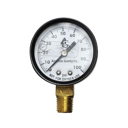 Thrifco Plumbing 100# Water Test Gauge 4402333